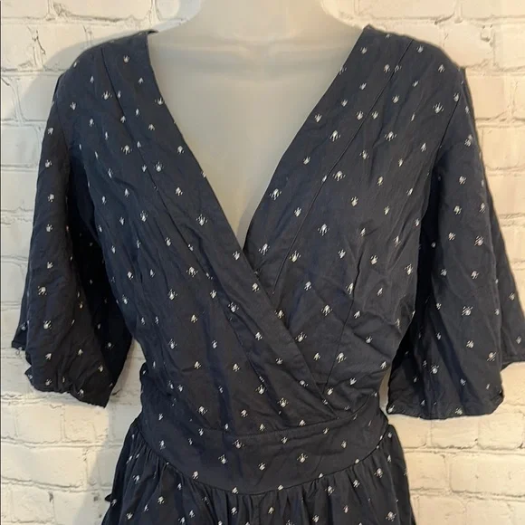 O’Neill Navy faux Wrap Romper with tie waist - Picture 2 of 11